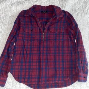 Women's Madewell Flannel Pullover